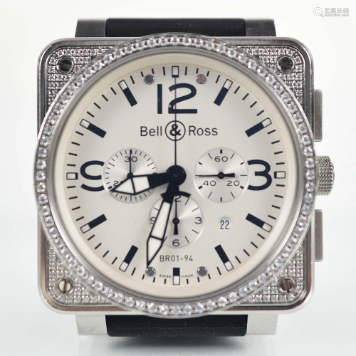Bell & Ross - BR1-94-S Automatic chronograph men's