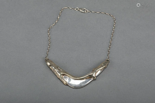 Silver and vermeil necklace