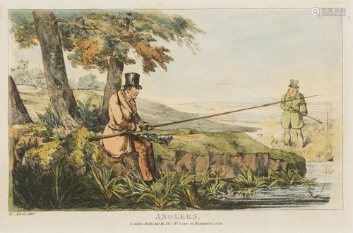 Alken (Henry), after. Fly Fishing; Anglers, two works,