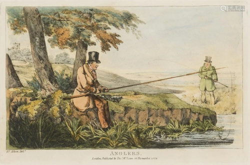 Alken (Henry), after. Fly Fishing; Anglers, two works,