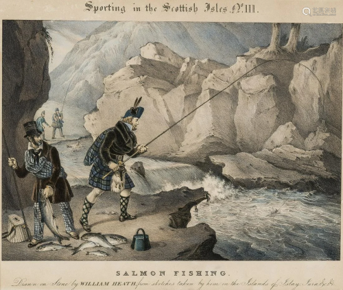 Scottish Fishing.- Heath (William) Sporting in the