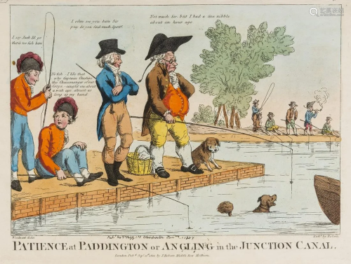 Fishing Satire.- London.- Roberts (Piercy) Patience at