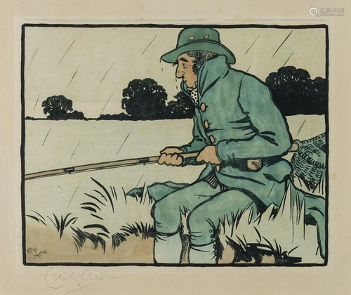 Aldin (Cecil) [Fishing], chromolithograph, 1901.