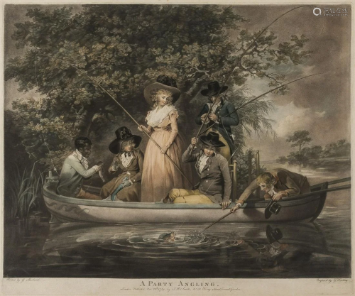 Morland (George), After. A Party Angling; The Anglers'