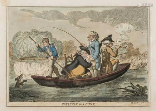 Fishing Satire.- Bunbury (Henry William) & Thomas