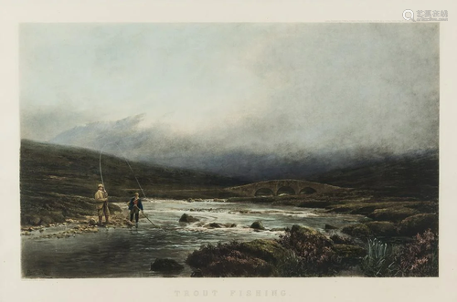 Adams (Douglas), After. Trout Fishing, photogravure,