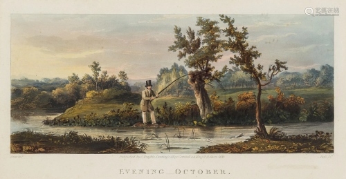 Jones (William) Evening October, aquatint, 1832; and 2