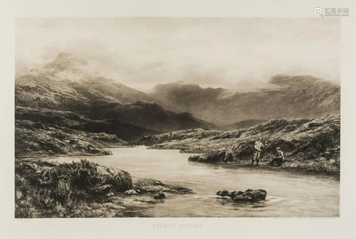 Adams (Douglas), After. Salmon Fishing, photogravure,