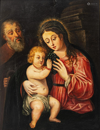 The Holy Family, 18thC, 50 x 65 cm