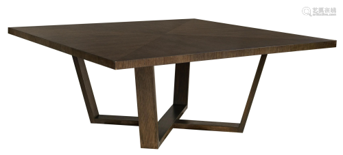 A square 'Xilos' dining table, by Antonio Citterio for