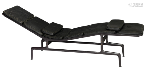 An Eames 'Soft Pad Chaise', design for Herman Miller,
