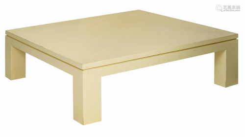 A square coffee table by Veranneman, H 37 - W 120 - D