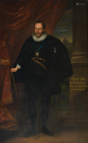 The full-length portrait of 'Henry Duc de Montmorency,