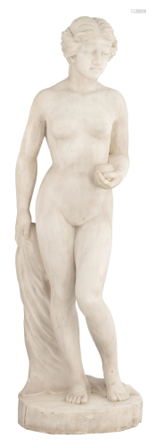 Lerosso, Venus holding the apple, a large Carrara