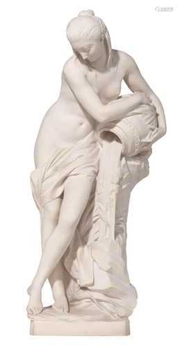 The bathing Venus, a composite sculpture, H 78 cm