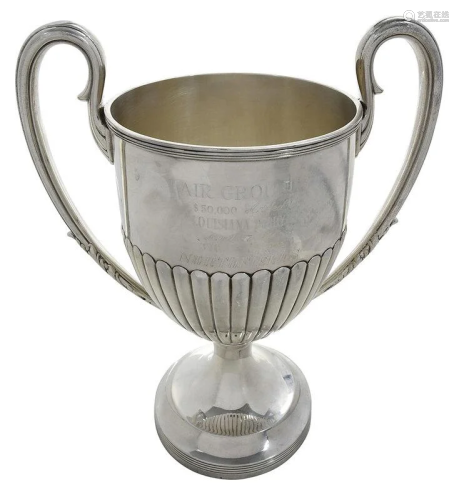Louisiana Derby Sterling Trophy Loving Cup