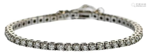 14kt. Diamond Tennis Bracelet