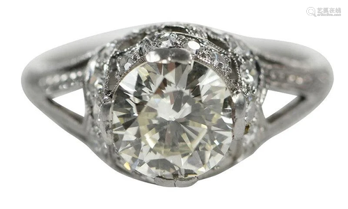 Platinum Diamond Ring