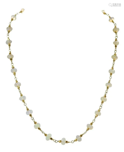 18kt. Opal Necklace