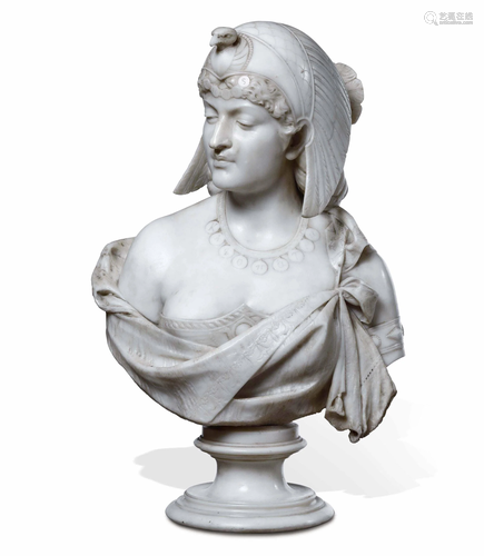 Cleopatra Scultore orientale Italia o Francia XIX