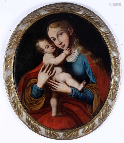 Scuola del XVIII secolo, Madonna con Bambino