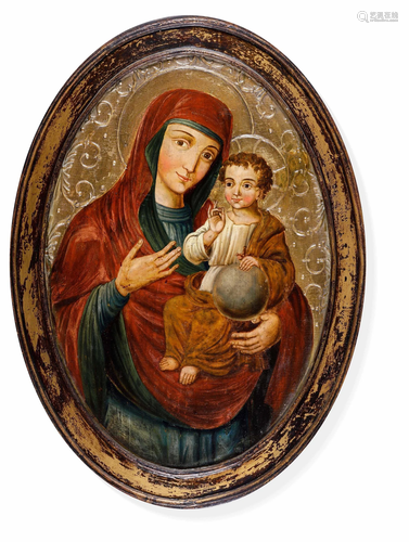 Scuola del XIX secolo, Madonna con Bambino