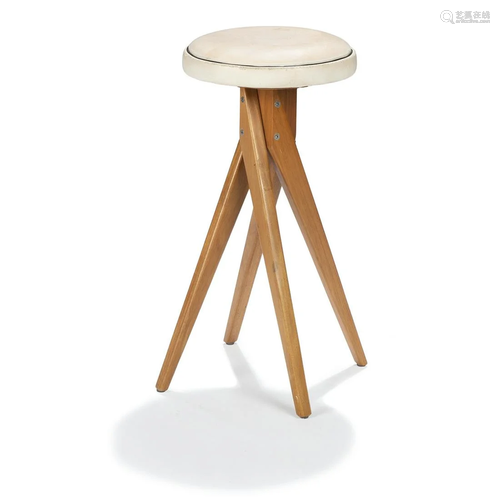 JOSÉ ZANINE CALDAS (1919-2001) Tabouret de bar,