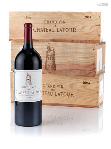 Château Latour 2004, Pauillac 1er Cru Classé (3 magnum)