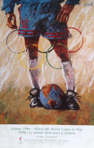 Aldo Luongo, Olympics Soccer, Poster