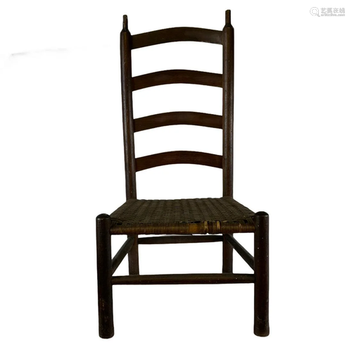 Early Walnut Childs Chair