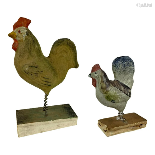 Pair (2) of Squeeker Toy Chickens