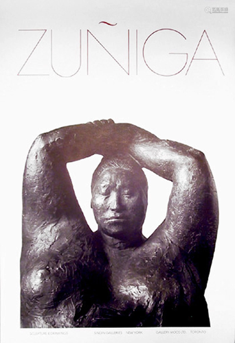 Francisco Zuniga, Poster for the Exhibition at Sindin