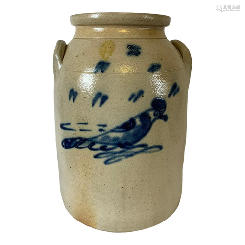 Unique 19th C. Bird Crock