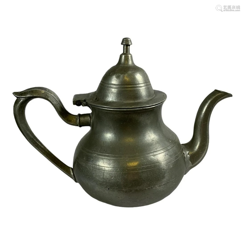 Petite Pewter Teapot