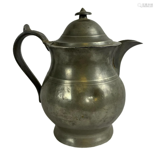 Pewter Lidded Creamer