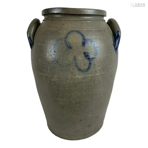 Decorated Virginia Stoneware Jar (attrib. Stephen B