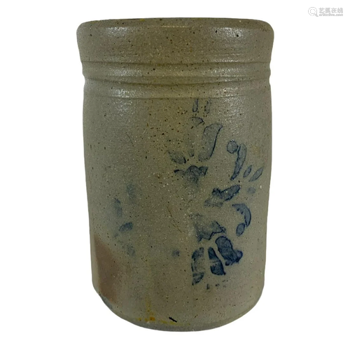 Stenciled Canning Jar