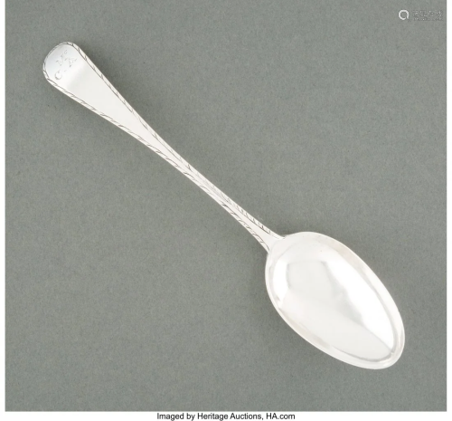 74426: A William Grigg Coin Silver Table Spoon, New Yor