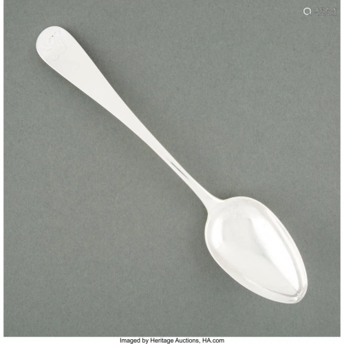 74431: A John Fite Coin Silver Table Spoon, Boston, cir