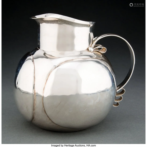 74337: A William Spratling Silver Lemonade Jug, Taxco,