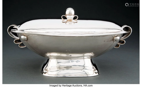 74338: A William Spratling Silver Rectangular Tureen wi