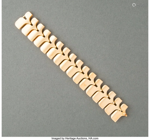 74299: A Georg Jensen No. 1149B 18K Gold Bracelet Desig