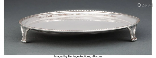 74393: A Hester Bateman Silver Salver, London, 1782 Mar