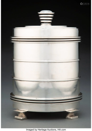 74289: A Georg Jensen No. 796 Silver Tobacco Jar Design
