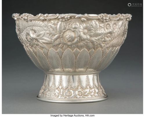 74043: A Tiffany & Co. Silver Floral Repoussé Ice Bowl