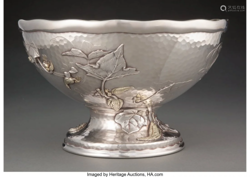 74067: A Tiffany & Co. Partial Gilt Silver Punch Bowl,