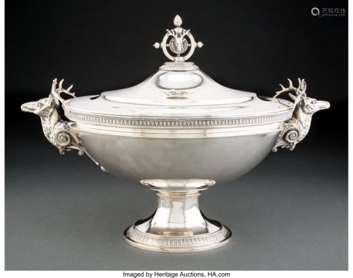 74027: A Shreve, Crump & Low Silver Tureen with Applied