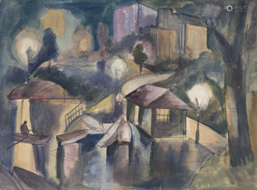 JAN MATULKA (1890 - 1972, CZECH/AMERICAN) Untitled,