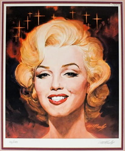 Marilyn Monroe S/N Print by Tom McNeeley
