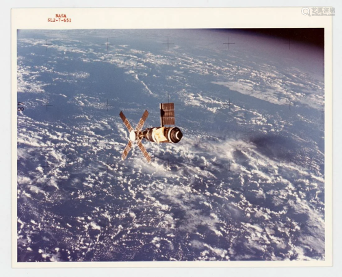 Skylab I (SL-2) Original NASA Red Letter Photo